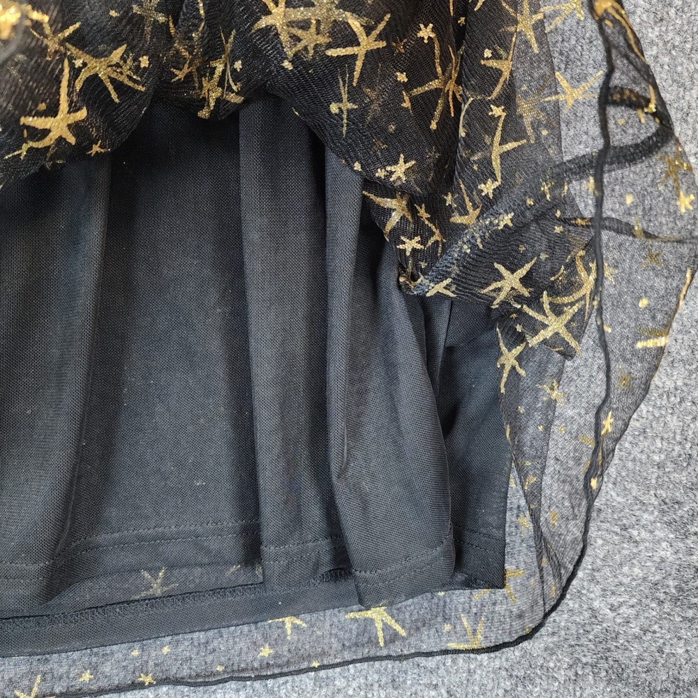 Celestial Fairycore Coquette Princess Whimsigoth Star Mesh Party Dress XL 12 - Picture 4 of 11